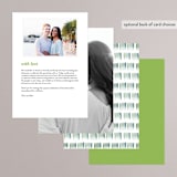 "Evergreens Watercolor" - Menus in Forest by Yao Cheng Design - Back of Card Options