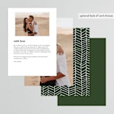 "Soft Eucalyptus" - Menus in Garden by Yao Cheng Design - Back of Card Options