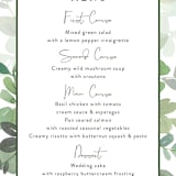 "Soft Eucalyptus" - Menus in Garden by Yao Cheng Design - Detail