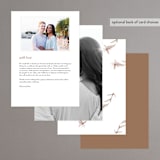 "ring box" - Menus in Sunset by Phrosné Barwood - Back of Card Options