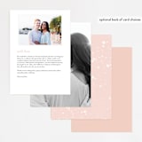 "Morning Mist" - Menus in Blush by Carrie ONeal - Back of Card Options