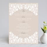 "Hacienda" - Menus in Stone by Lagniappe Paper - Front
