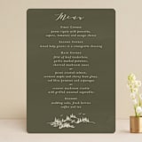 "into the mountains" - Menus in Olive by Helen Halik - Front
