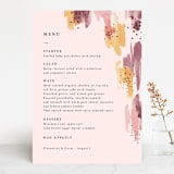 "Mod Brush" - Menus in Blush by Lisa Fee Paura - Front