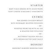 "Harmonie" - Menus in Cloud by Carly Reed Walker - Detail