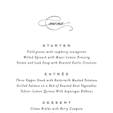 "Diantha" - Menus in Ink by Kimberly Morgan - Detail
