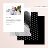 "The Space Between" - Menus in Sugar by Jessica Williams - Back of Card Options