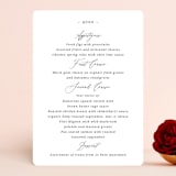 "Crescendo" - Menus in Snow by Griffinbell Paper Co. - Front