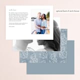 "Love Beyond Measure" - Menus in Mineral by Oscar and Emma - Karly Depew - Back of Card Options