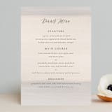 "Sunrise Waves" - Menus in Ocean by Wildfield Paper Co - Front
