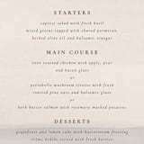"Sunrise Waves" - Menus in Ocean by Wildfield Paper Co - Detail
