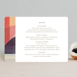 "Edgewater" - Menus in Sunset by Griffinbell Paper Co. - Front