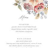 "Wildflower Garden" - Menus in Meadow by Wildfield Paper Co - Detail