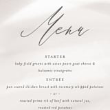 "Overjoyed" - Menus in Taupe by Ana Sharpe - Detail