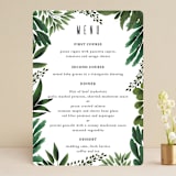 "Fresh Greens" - Menus in Emerald by Susan Moyal - Front