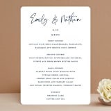 "Semi Formal" - Menus in Navy by Kerry Doyle - Front