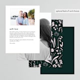 "Forest Foliage" - Menus in Deep Forest by Eve Schultz - Back of Card Options