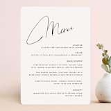 "Signature Style" - Menus in Ink by Design Lotus - Front