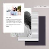 "Right Side" - Menus in Blackberry by Susan Brown - Back of Card Options