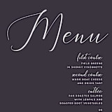 "Right Side" - Menus in Blackberry by Susan Brown - Detail
