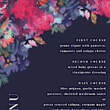 "Georgia" - Menus in Navy by Lori Wemple - Detail