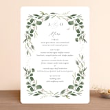 "garden path" - Menus in Ivory by Kristie Kern - Front