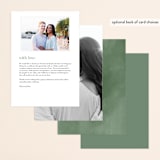 "garden path" - Menus in Ivory by Kristie Kern - Back of Card Options