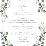 "garden path" - Menus in Ivory by Kristie Kern - Detail