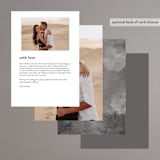"printed" - Menus in Onyx by JoAnn Jinks - Back of Card Options