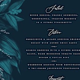 "Moonlit Garden" - Menus in Twilight by GeekInk Design - Detail