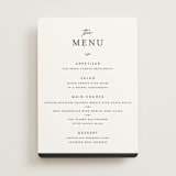 "As if a Dream" - Menus in Cloud by Pine Street Creative - Front