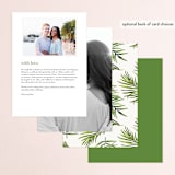 "Tropical Vows" - Menus in Jade by Chris Griffith - Back of Card Options