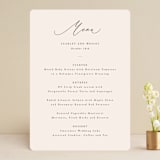 "Scarlet" - Menus in Blush by Hooray Creative - Front