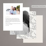 "FancySchmancy" - Menus in Classic by Jen Owens - Back of Card Options