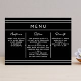 "Vesperum" - Menus in Slate by GeekInk Design - Front