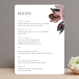 "floral corner" - Menus in Marsala by Cass Loh - Front