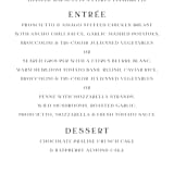 "Composure" - Menus in Tuxedo by Jackie Mangiolino - Detail