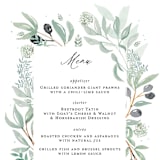 "Olivier" - Menus in Olive by Bonjour Paper - Detail