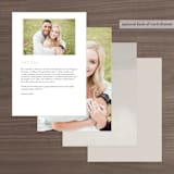 "ivi" - Menus in Ivory by Lori Wemple - Back of Card Options