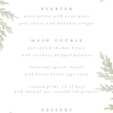 "In The Fall" - Menus in Slate by Ashlee Townsend - Detail