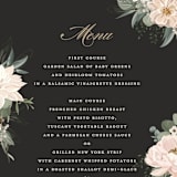 "Lovely Vine" - Menus in Blush by Susan Moyal - Detail