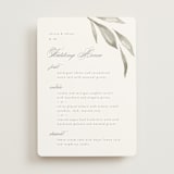 "Whispered Leaves" - Menus in Leaf by Kristie Kern - Front