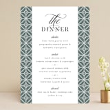 "Serafina" - Menus in Sage by Melanie Kosuge - Front