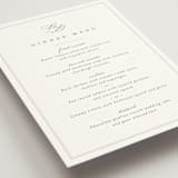 "Overlapping" - Menus in Cotton by Amy Kross - Detail