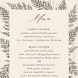 "Woodland Garden" - Menus in Mahogany by Susan Moyal - Detail