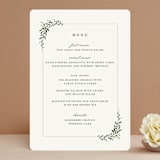 "Green Wreath" - Menus in Champagne by Lori Wemple - Front