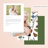 "Svelte" - Menus in Ivory by Erin Hodges - Back of Card Options