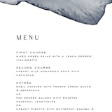 "Blueridge" - Menus in Ocean by Leah Bisch - Detail