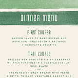 "Double Rainbow" - Menus in Cactus by Pink House Press - Detail