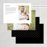 "Landscape" - Menus in Black Tie by Laura Hamm - Back of Card Options